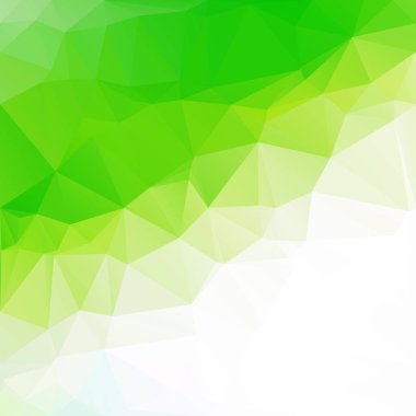 Yeşil Çokgen Mozaik Arkaplan, Yaratıcı Tasarım Şablonları