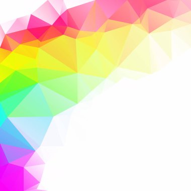 Renkli poligonal mozaik arka plan yaratıcı tasarım şablonları