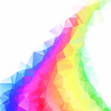 Renkli poligonal mozaik arka plan yaratıcı tasarım şablonları