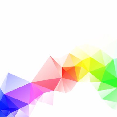 Renkli poligonal mozaik arka plan yaratıcı tasarım şablonları