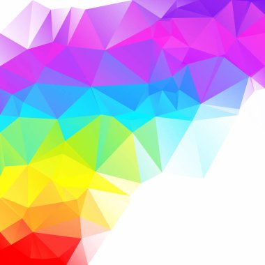 Renkli poligonal mozaik arka plan yaratıcı tasarım şablonları