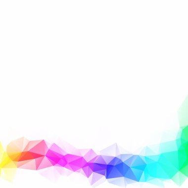 Renkli poligonal mozaik arka plan yaratıcı tasarım şablonları