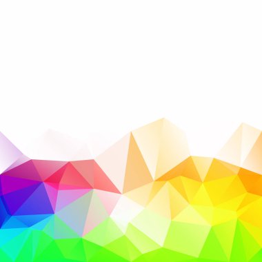 Renkli poligonal mozaik arka plan yaratıcı tasarım şablonları