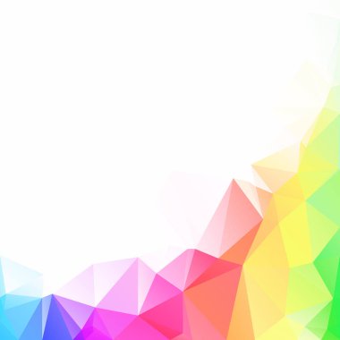 Renkli poligonal mozaik arka plan yaratıcı tasarım şablonları