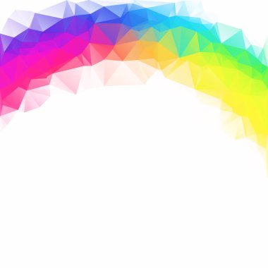 Renkli poligonal mozaik arka plan yaratıcı tasarım şablonları