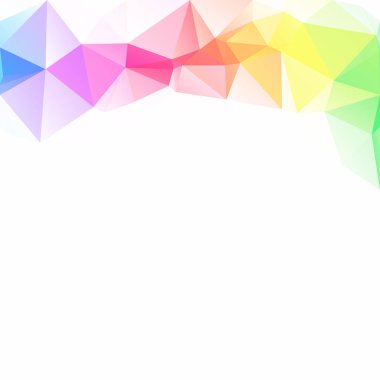 Renkli poligonal mozaik arka plan yaratıcı tasarım şablonları