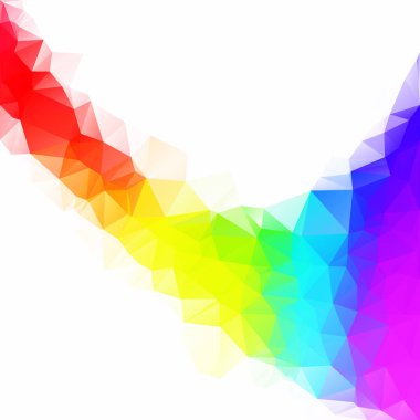 Renkli poligonal mozaik arka plan yaratıcı tasarım şablonları