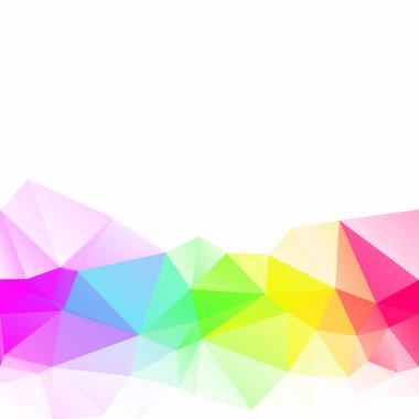 Renkli poligonal mozaik arka plan yaratıcı tasarım şablonları