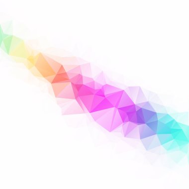 Renkli poligonal mozaik arka plan yaratıcı tasarım şablonları