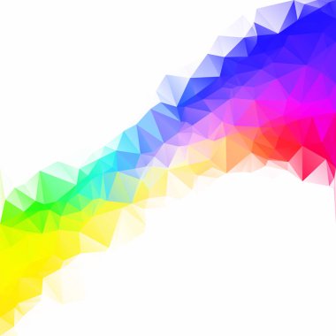 Renkli poligonal mozaik arka plan yaratıcı tasarım şablonları