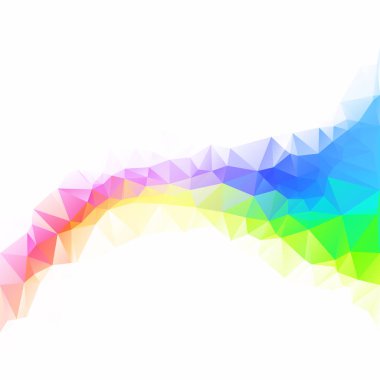 Renkli poligonal mozaik arka plan yaratıcı tasarım şablonları