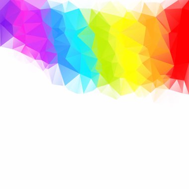 Renkli poligonal mozaik arka plan yaratıcı tasarım şablonları