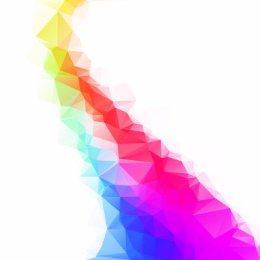 Renkli poligonal mozaik arka plan yaratıcı tasarım şablonları