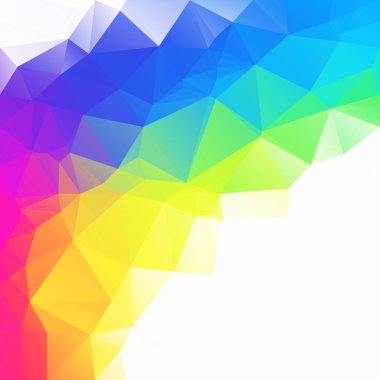 Renkli poligonal mozaik arka plan yaratıcı tasarım şablonları