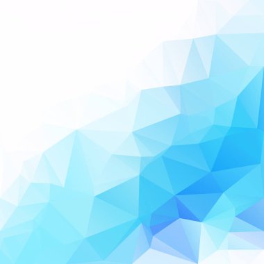 mavi çokgen mozaik arkaplan, yaratıcı tasarım şablonları