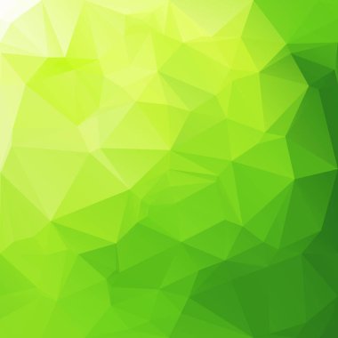 Yeşil Çokgen Mozaik Arkaplan, Yaratıcı Tasarım Şablonları