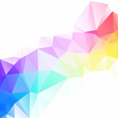 Renkli poligonal mozaik arka plan yaratıcı tasarım şablonları