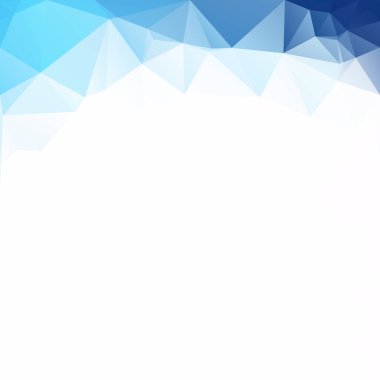 mavi çokgen mozaik arkaplan, yaratıcı tasarım şablonları