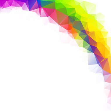 Renkli poligonal mozaik arka plan yaratıcı tasarım şablonları