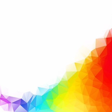 Renkli poligonal mozaik arka plan yaratıcı tasarım şablonları