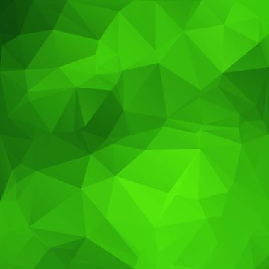 Yeşil Çokgen Mozaik Arkaplan, Yaratıcı Tasarım Şablonları