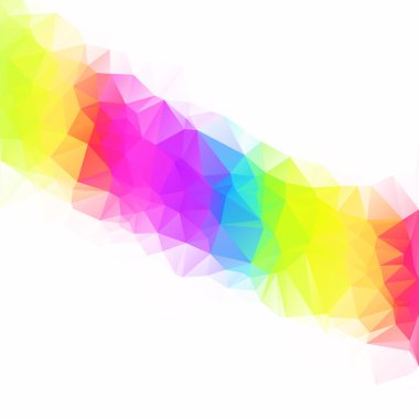 Renkli poligonal mozaik arka plan yaratıcı tasarım şablonları