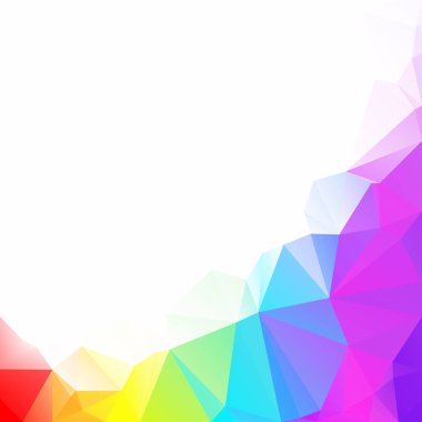 Renkli poligonal mozaik arka plan yaratıcı tasarım şablonları