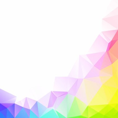 Renkli poligonal mozaik arka plan yaratıcı tasarım şablonları