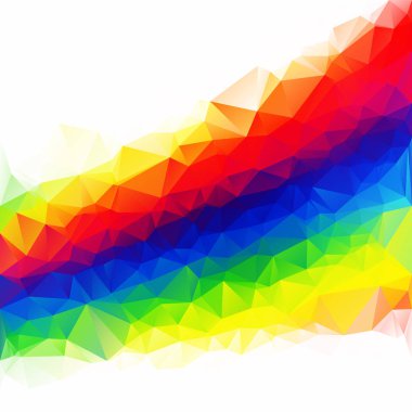 Renkli poligonal mozaik arka plan yaratıcı tasarım şablonları