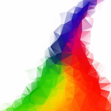 Renkli poligonal mozaik arka plan yaratıcı tasarım şablonları