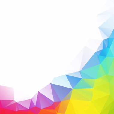 Renkli poligonal mozaik arka plan yaratıcı tasarım şablonları