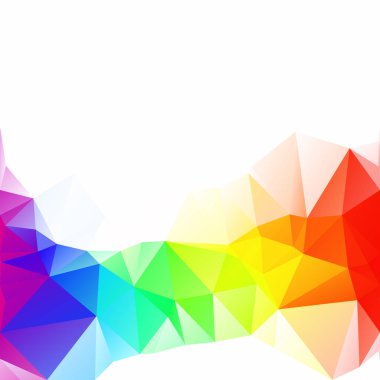 Renkli poligonal mozaik arka plan yaratıcı tasarım şablonları