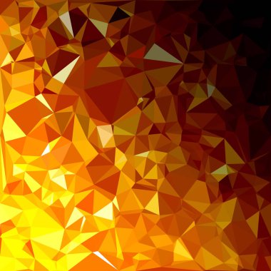 Sarı Çokgen Mozaik Arkaplan, Yaratıcı Tasarım Şablonları