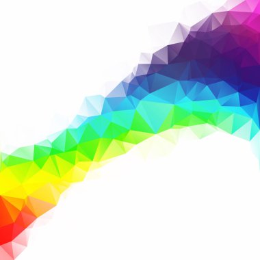 Renkli poligonal mozaik arka plan yaratıcı tasarım şablonları