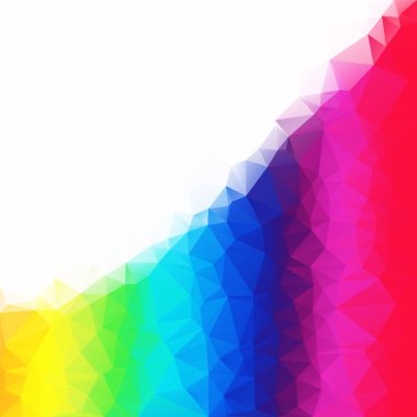 Renkli poligonal mozaik arka plan yaratıcı tasarım şablonları