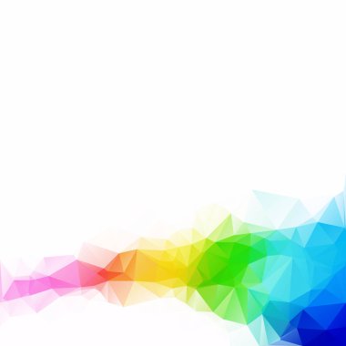 Renkli poligonal mozaik arka plan yaratıcı tasarım şablonları