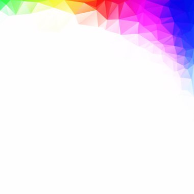 Renkli poligonal mozaik arka plan yaratıcı tasarım şablonları