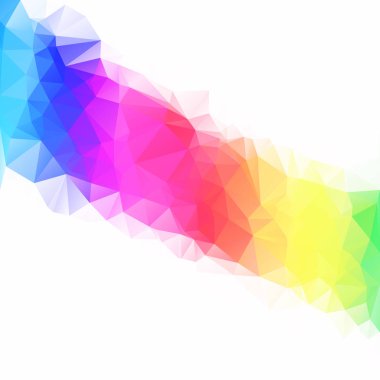 Renkli poligonal mozaik arka plan yaratıcı tasarım şablonları