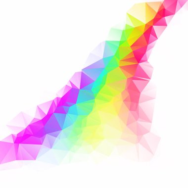 Renkli poligonal mozaik arka plan yaratıcı tasarım şablonları