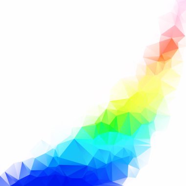 Renkli poligonal mozaik arka plan yaratıcı tasarım şablonları