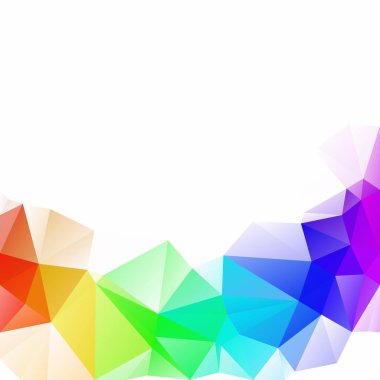 Renkli poligonal mozaik arka plan yaratıcı tasarım şablonları