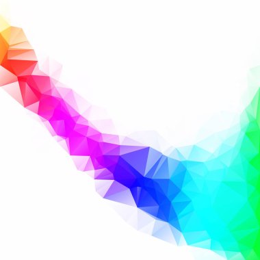 Renkli poligonal mozaik arka plan yaratıcı tasarım şablonları