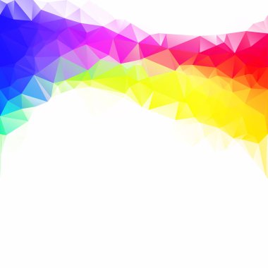 Renkli poligonal mozaik arka plan yaratıcı tasarım şablonları