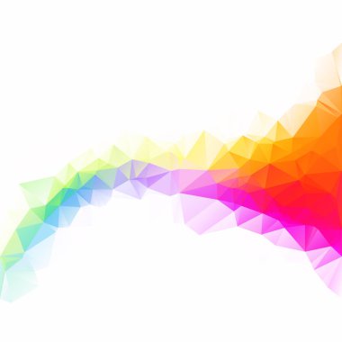 Renkli poligonal mozaik arka plan yaratıcı tasarım şablonları