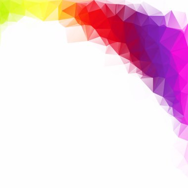 Renkli poligonal mozaik arka plan yaratıcı tasarım şablonları