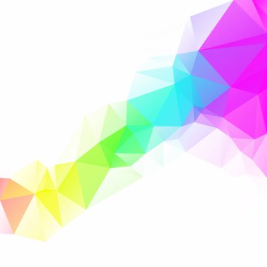 Renkli poligonal mozaik arka plan yaratıcı tasarım şablonları