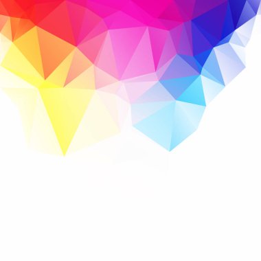 Renkli poligonal mozaik arka plan yaratıcı tasarım şablonları