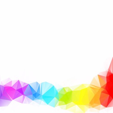 Renkli poligonal mozaik arka plan yaratıcı tasarım şablonları