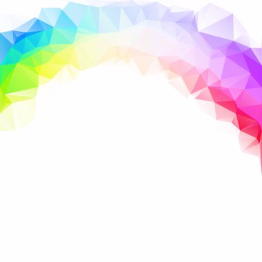 Renkli poligonal mozaik arka plan yaratıcı tasarım şablonları