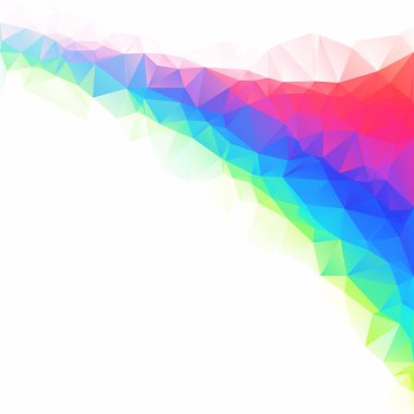 Renkli poligonal mozaik arka plan yaratıcı tasarım şablonları